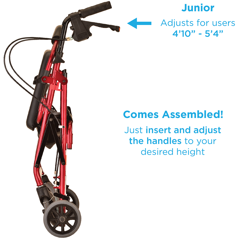GETGO JUNIOR ROLL WALKER RED